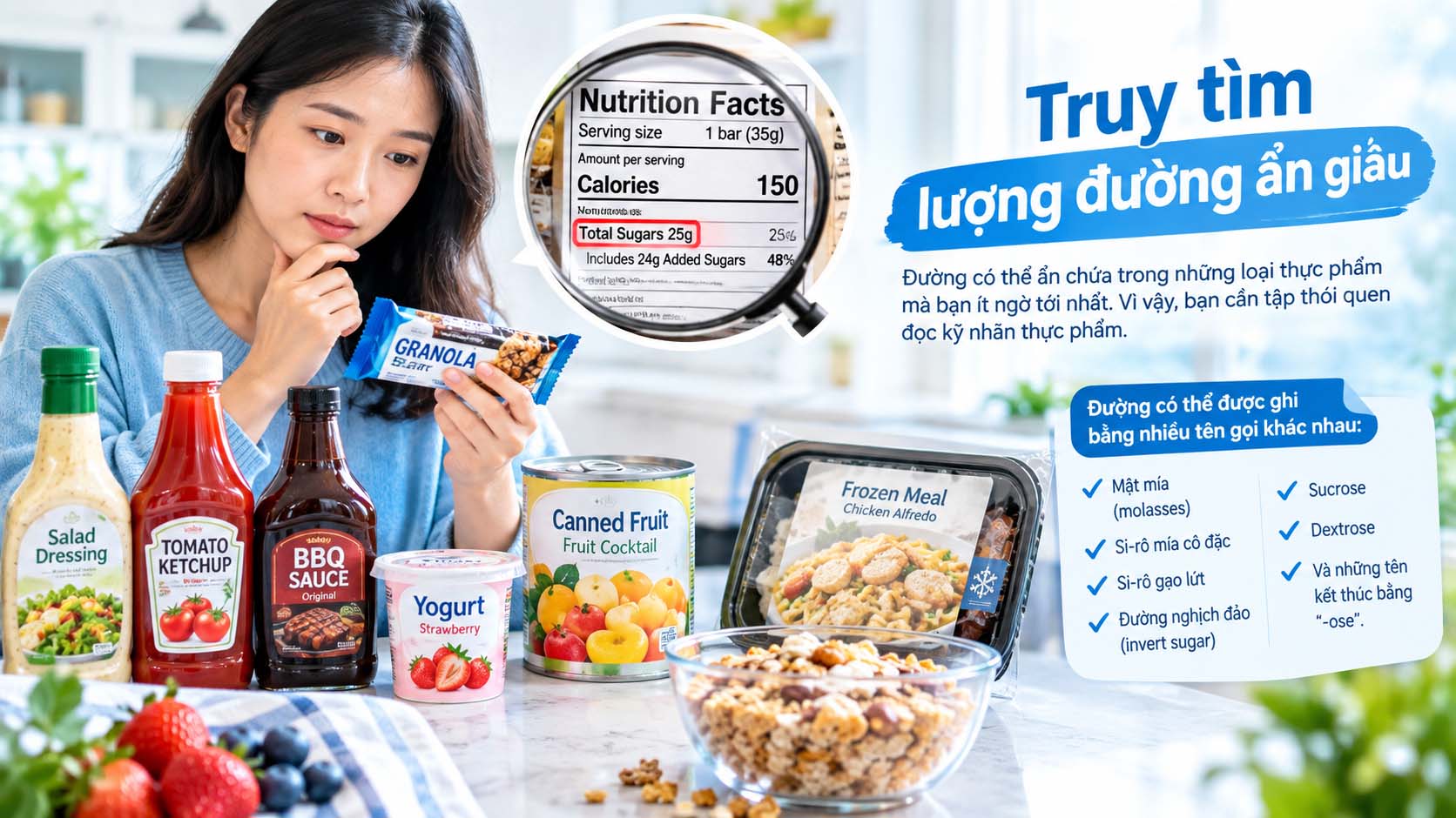 Truy tìm lượng đường ẩn giấu